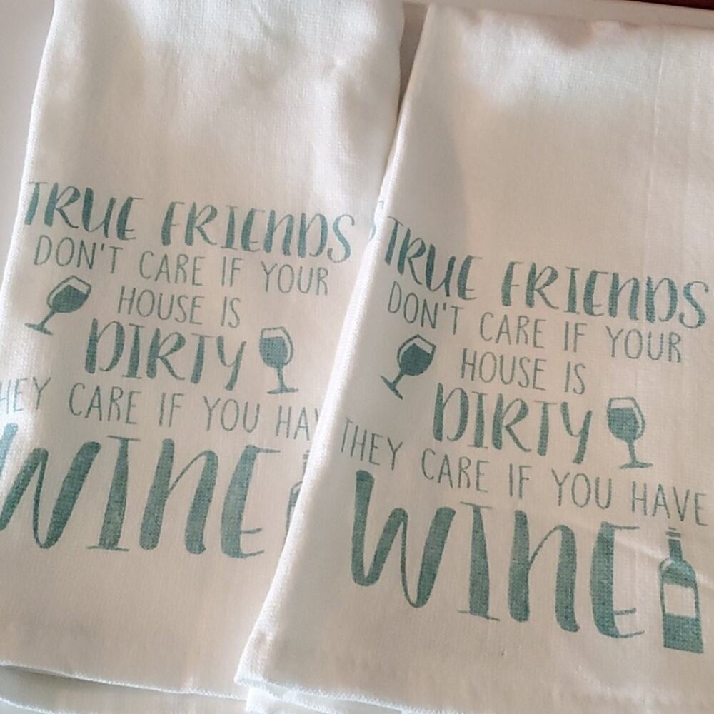 2 new Casaba cotton kitchen towels